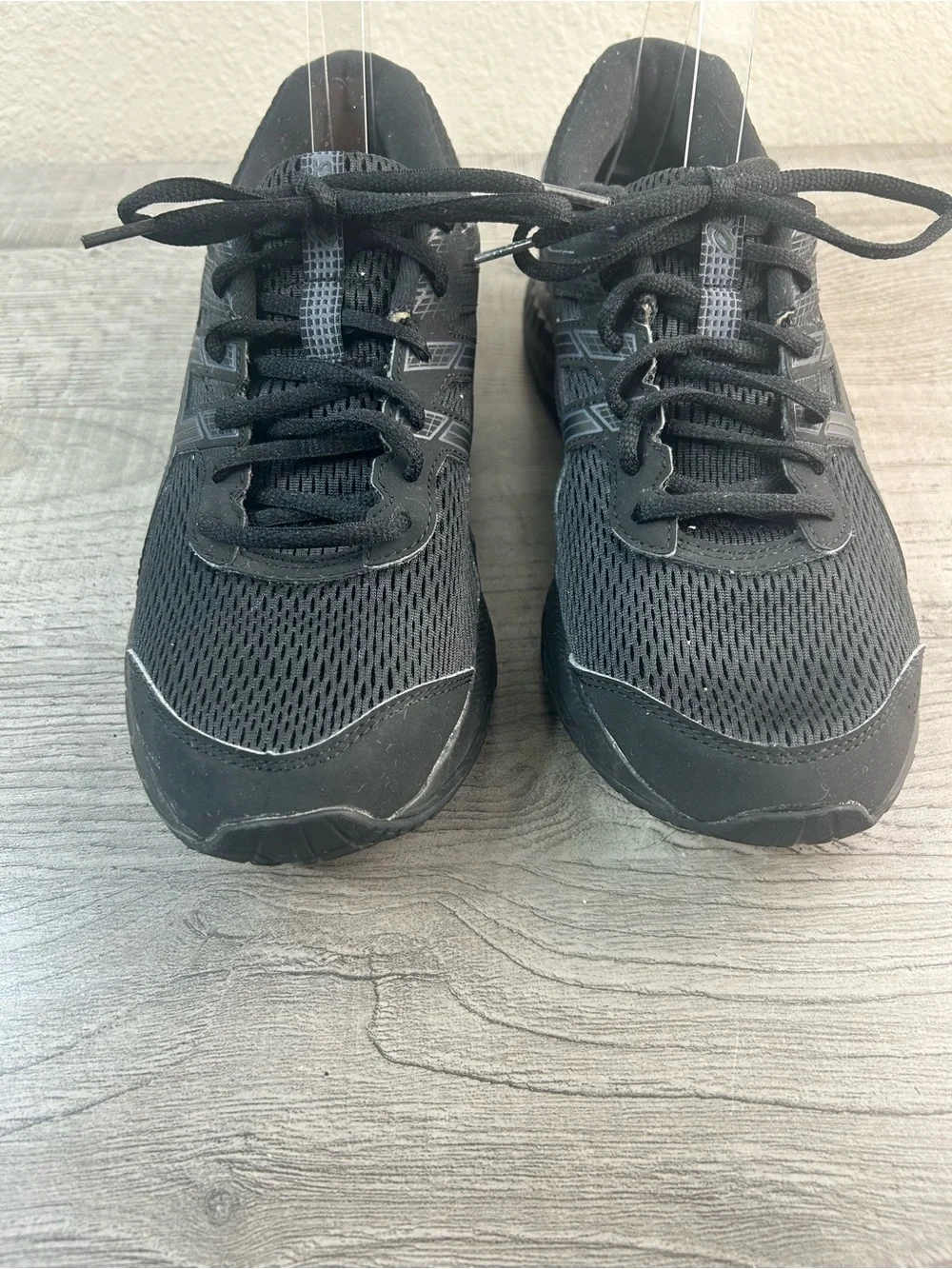 ASICS Contend 6 Women’s Size 11 Black Running Shoes Athletic Sneakers